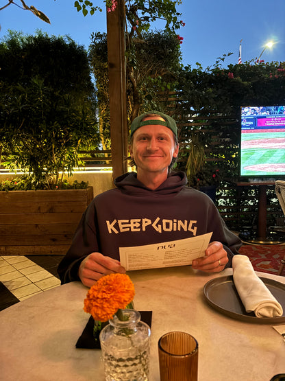 the keepgoing hoodie